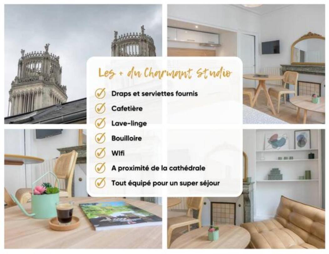 Charmant Studio Vue Cathedrale Quartier Historique Apartment ออร์เลออง ภายนอก รูปภาพ