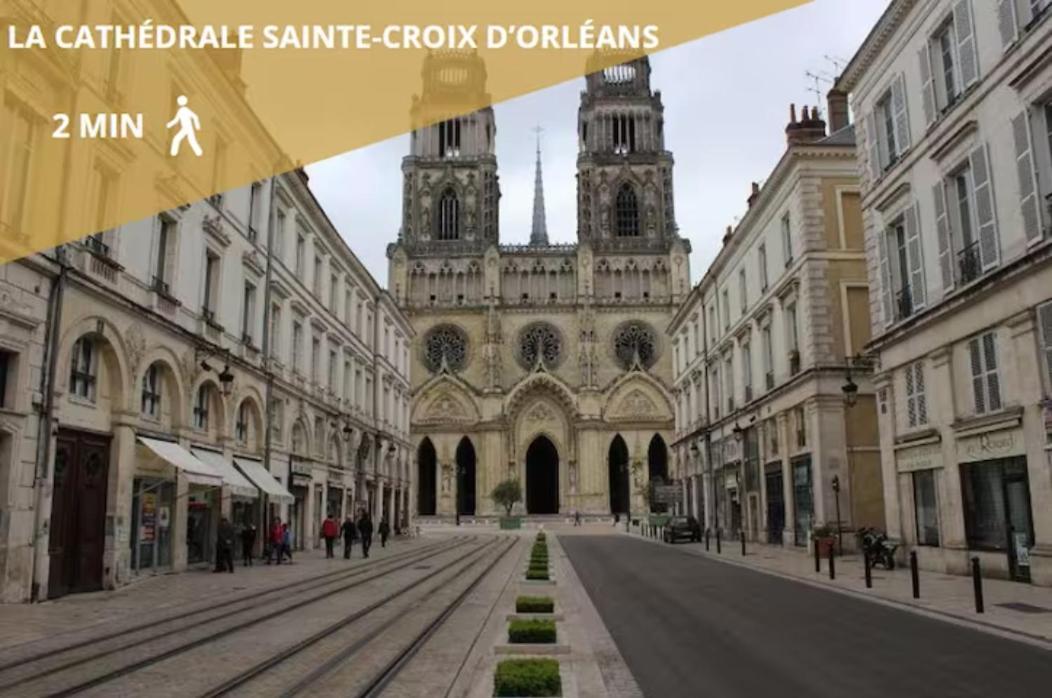 Charmant Studio Vue Cathedrale Quartier Historique Apartment ออร์เลออง ภายนอก รูปภาพ